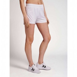 Hummel Core Xk Poly Korte Broek Dames Wit | 527498-197