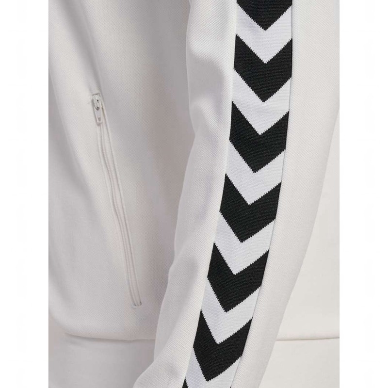 Hummel Archive Regular Poly Zip Sport BH Dames Wit | 209646-052