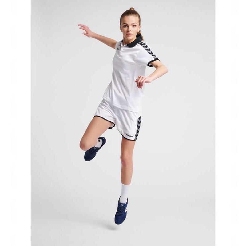 Hummel Authentic Poly Korte Broek Dames Wit | 951692-573