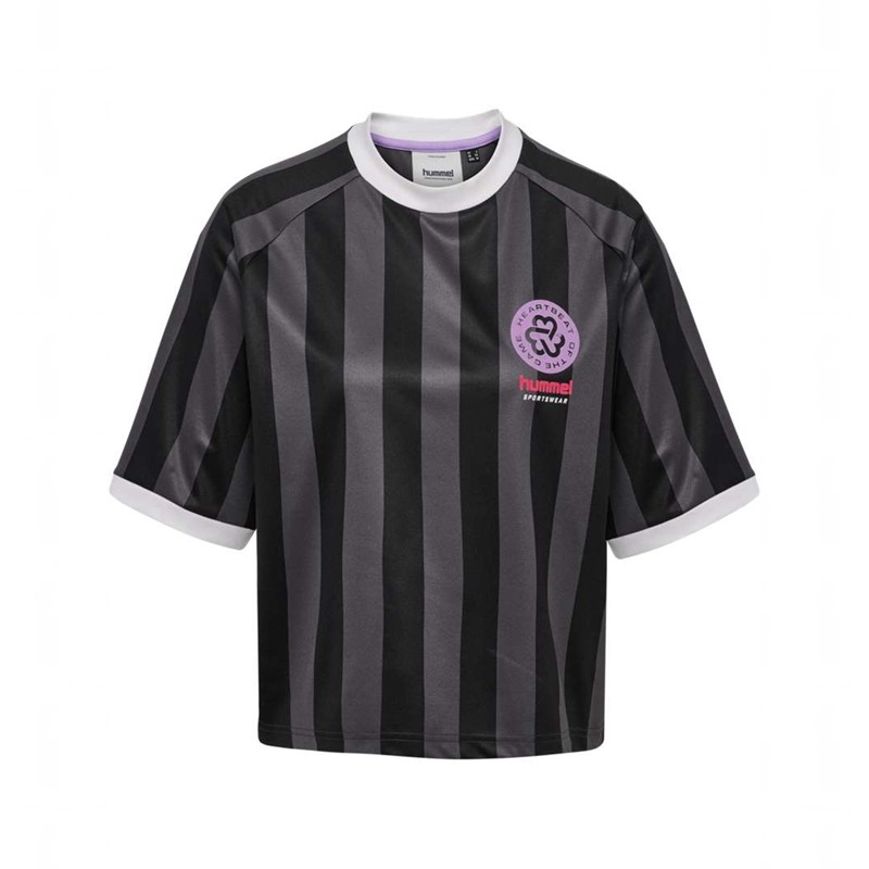 Hummel Boxy Bee Mine Shirt S/S Korte Broek Dames Zwart | 830931-877