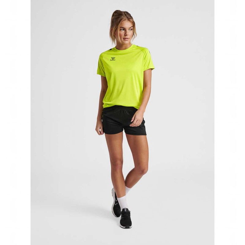Hummel Core Xk Core Poly S/S T-shirts Dames Groen | 804605-563