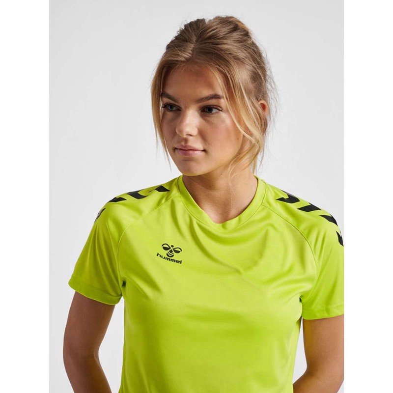 Hummel Core Xk Core Poly S/S T-shirts Dames Groen | 804605-563