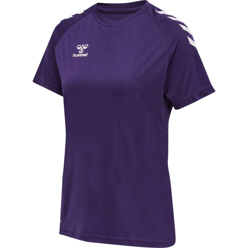 Hummel Core Xk Core Poly S/S T-shirts Dames Paars | 936625-498