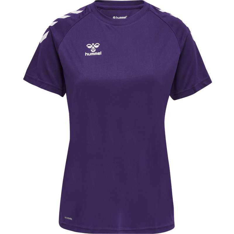 Hummel Core Xk Core Poly S/S T-shirts Dames Paars | 936625-498