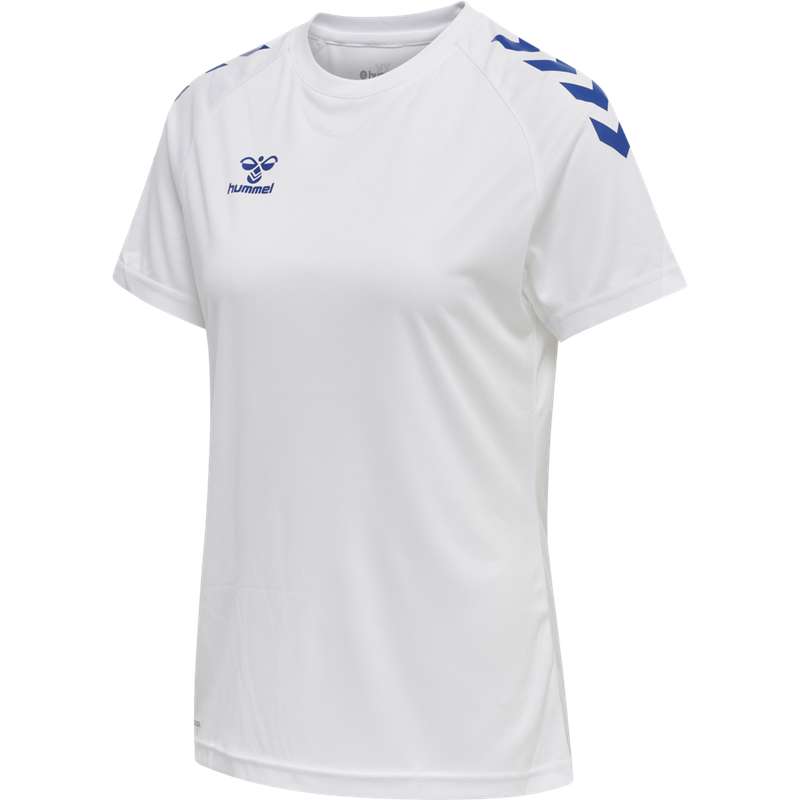 Hummel Core Xk Core Poly S/S T-shirts Dames Wit | 477584-089