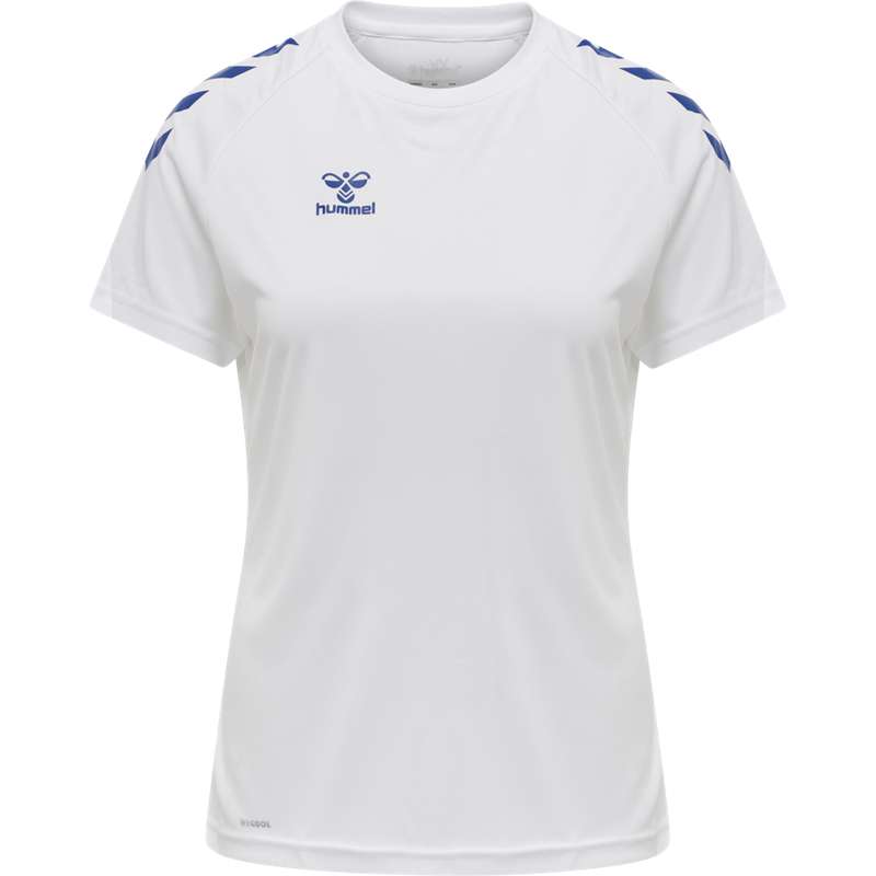 Hummel Core Xk Core Poly S/S T-shirts Dames Wit | 477584-089