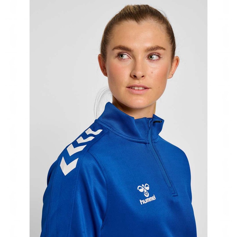 Hummel Core Xk Half Zip Sweat Sweatshirts Dames Blauw | 462081-108
