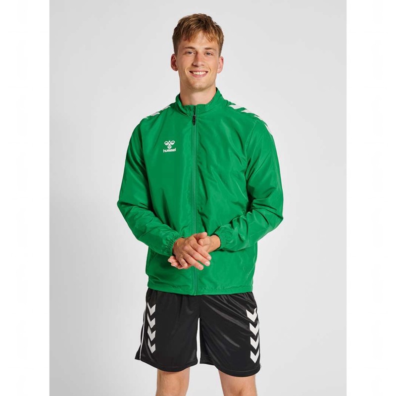 Hummel Core Xk Micro Zip Jassen Heren Groen | 054090-899