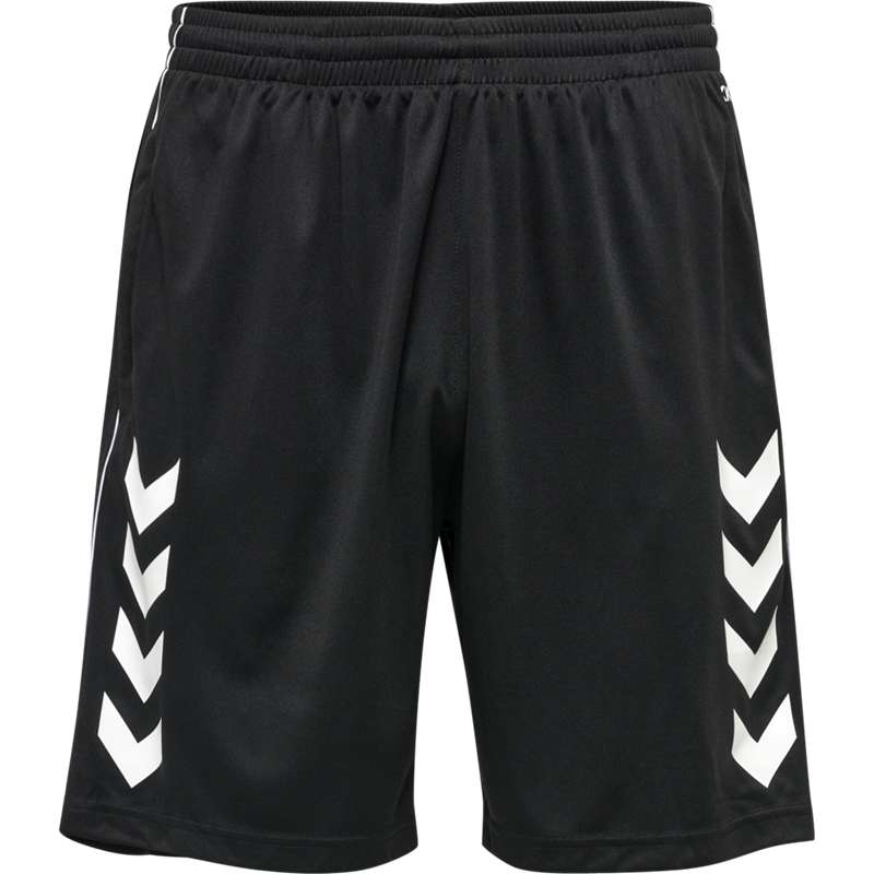 Hummel Core Xk Poly Coach Korte Broek Heren Zwart | 058239-319