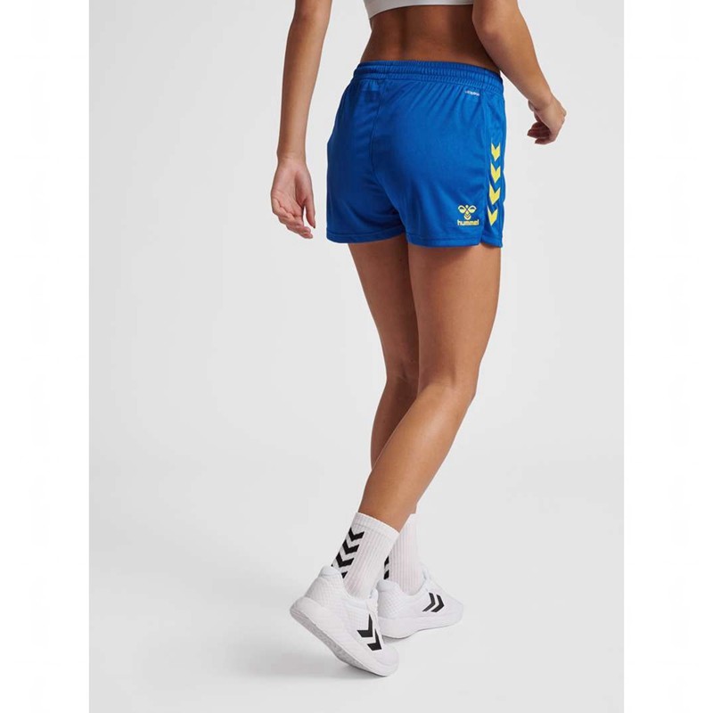 Hummel Core Xk Poly Korte Broek Dames Blauw | 383251-828