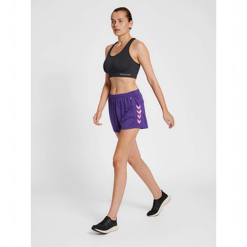 Hummel Core Xk Poly Korte Broek Dames Paars | 349869-601