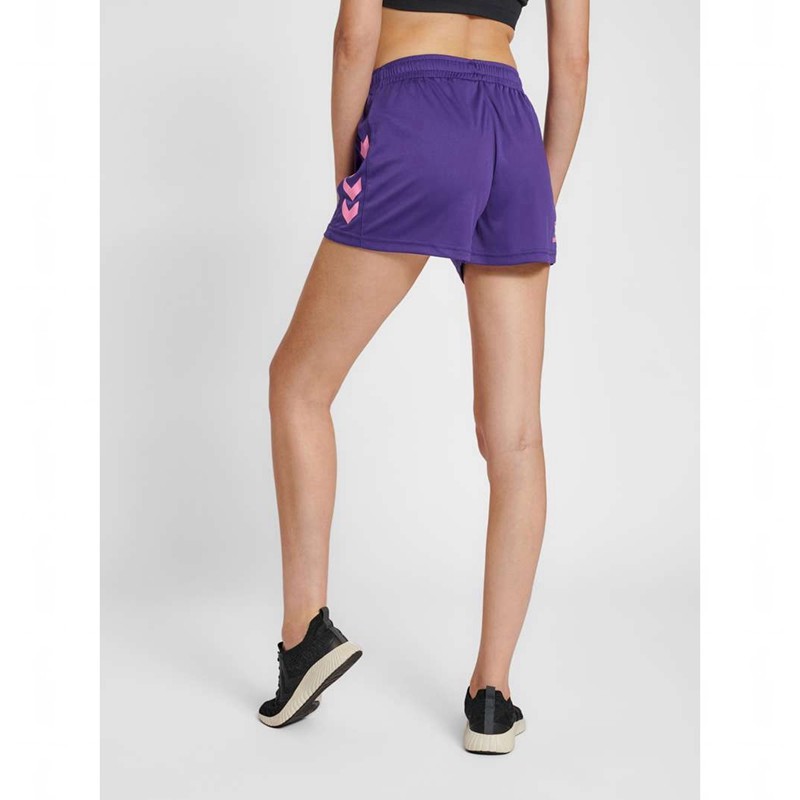 Hummel Core Xk Poly Korte Broek Dames Paars | 349869-601