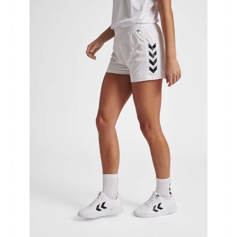 Hummel Core Xk Poly Korte Broek Dames Wit | 443070-688