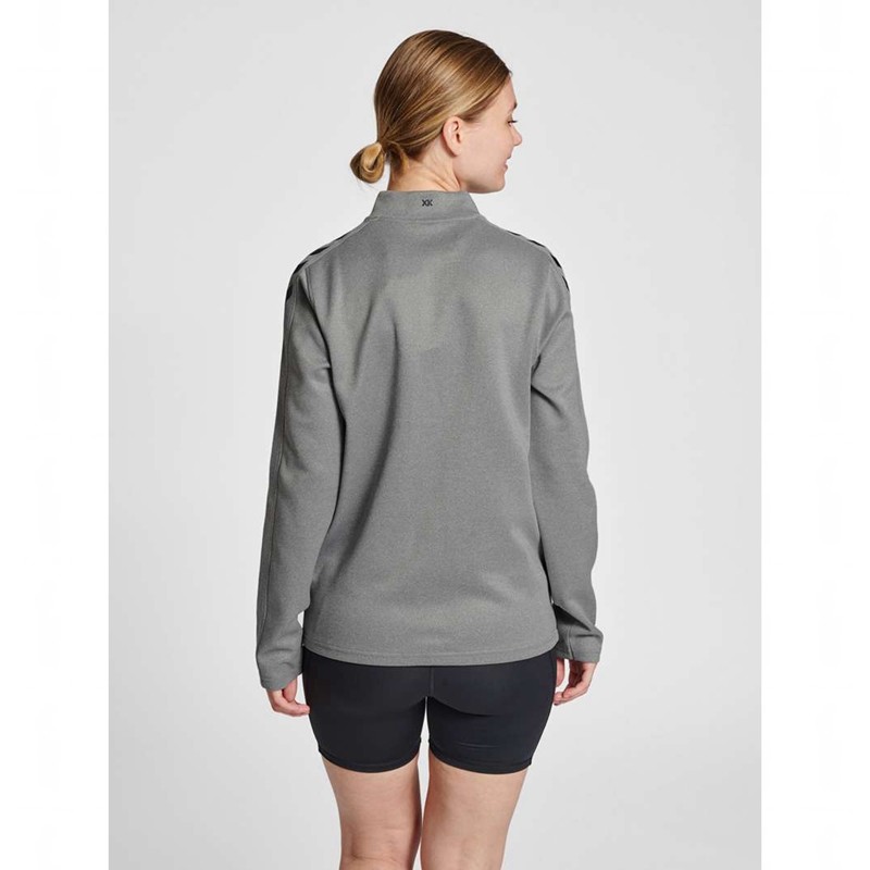 Hummel Core Xk Poly Zip Sweat Sweatshirts Dames Grijs | 789395-338