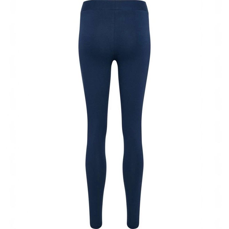 Hummel Elemental Cotton Hw Hardloopbroek Dames Donkerblauw | 348004-038
