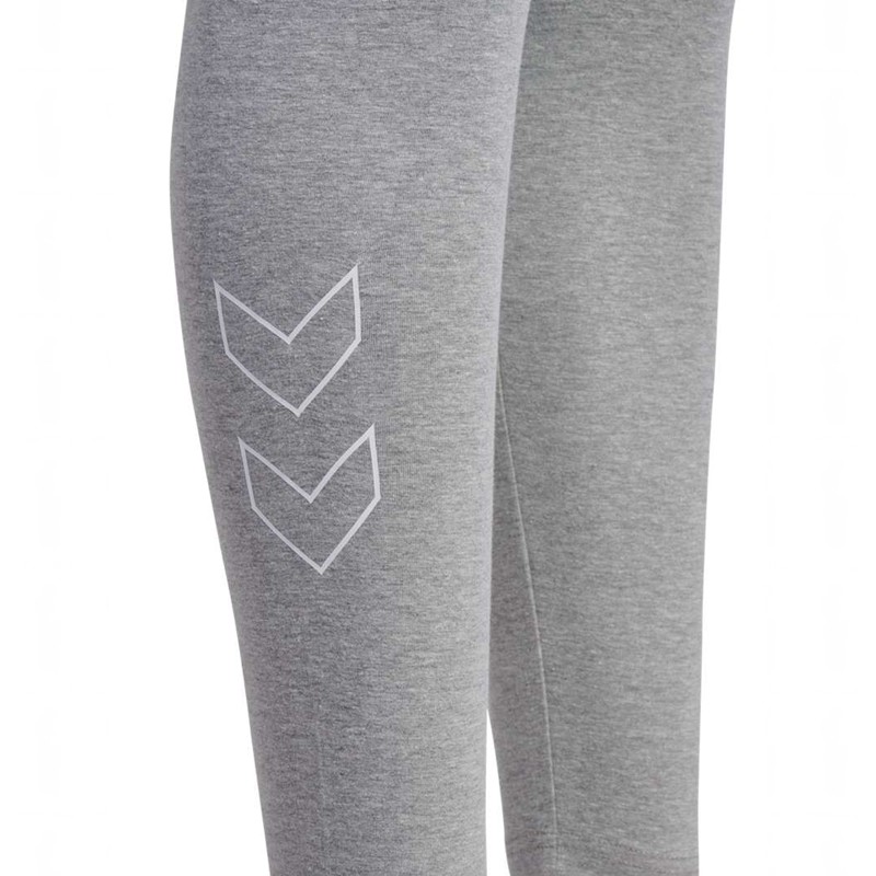Hummel Elemental Cotton Hw Hardloopbroek Dames Grijs | 143459-512