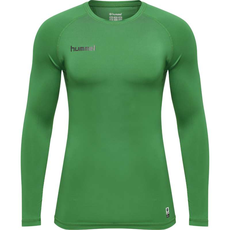 Hummel First Performance Jersey L/S Basislaag Heren Groen | 543344-331