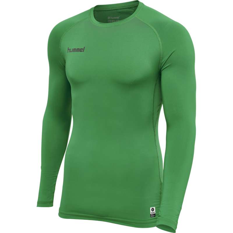 Hummel First Performance Jersey L/S Basislaag Heren Groen | 543344-331