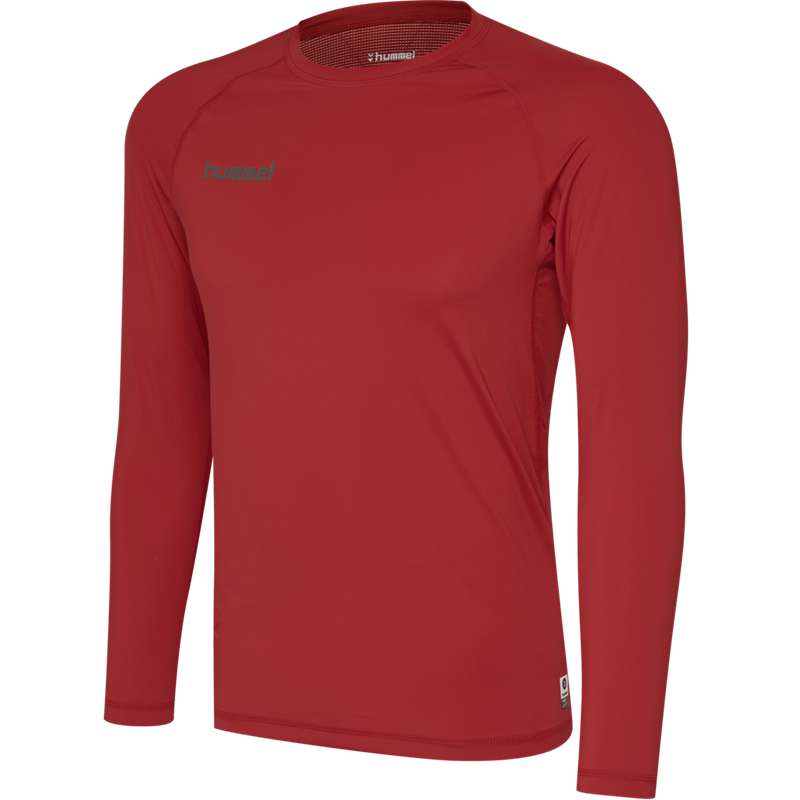 Hummel First Performance Jersey L/S Basislaag Heren Rood | 571851-253