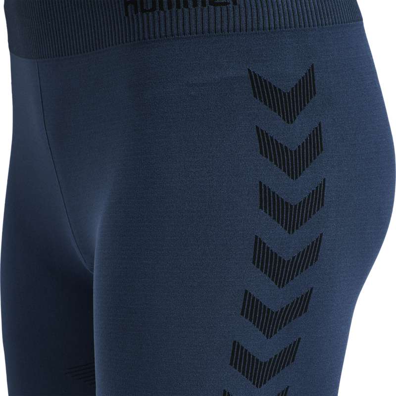 Hummel First Seamless Tr Sht Tigh W Korte Broek Dames Donkerblauw | 332393-371