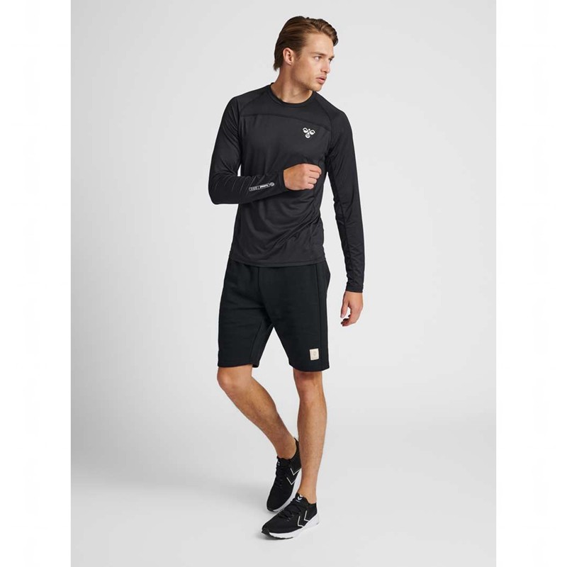 Hummel Gg12 Sweatshorts Heren Zwart | 959650-703