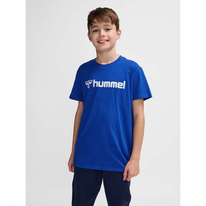 Hummel Go 2.0 Logo S/S Sets Kinderen Blauw | 796709-532
