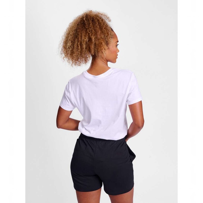 Hummel Go 2.0 Logo S/S Sport BH Dames Wit | 382724-751
