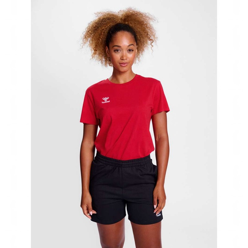 Hummel Go 2.0 S/S T-shirts Dames Rood | 382029-238