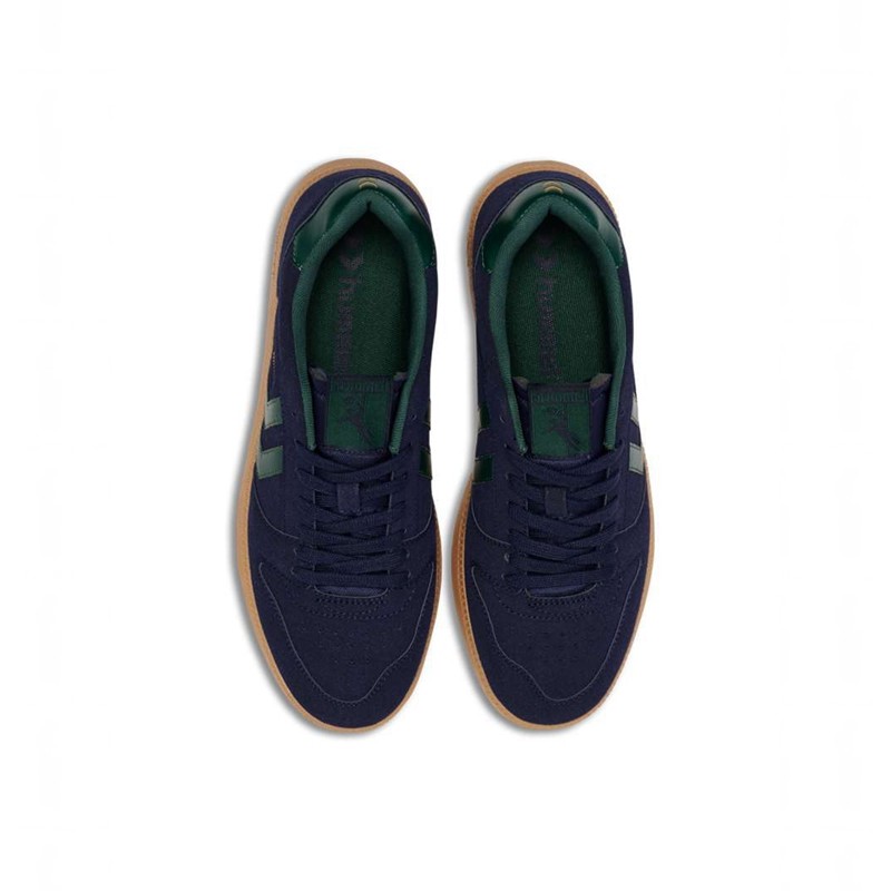 Hummel Handball Perfekt Synth. Suede Sneakers Dames Zwart | 002540-245