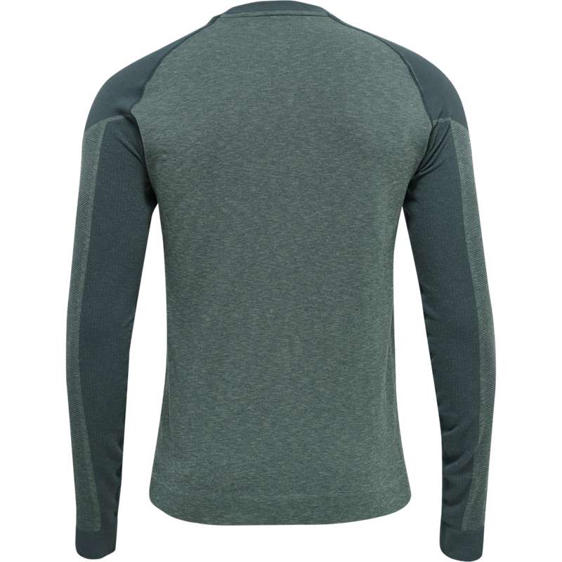 Hummel Kent Seamless T-shirt L/S Basislaag Heren Groen | 455064-400