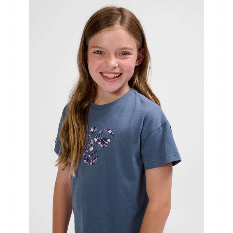 Hummel Libi T-shirts Kinderen Blauw | 529860-202
