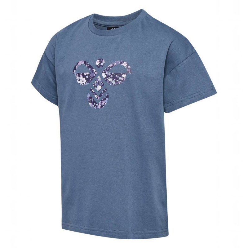 Hummel Libi T-shirts Kinderen Blauw | 529860-202