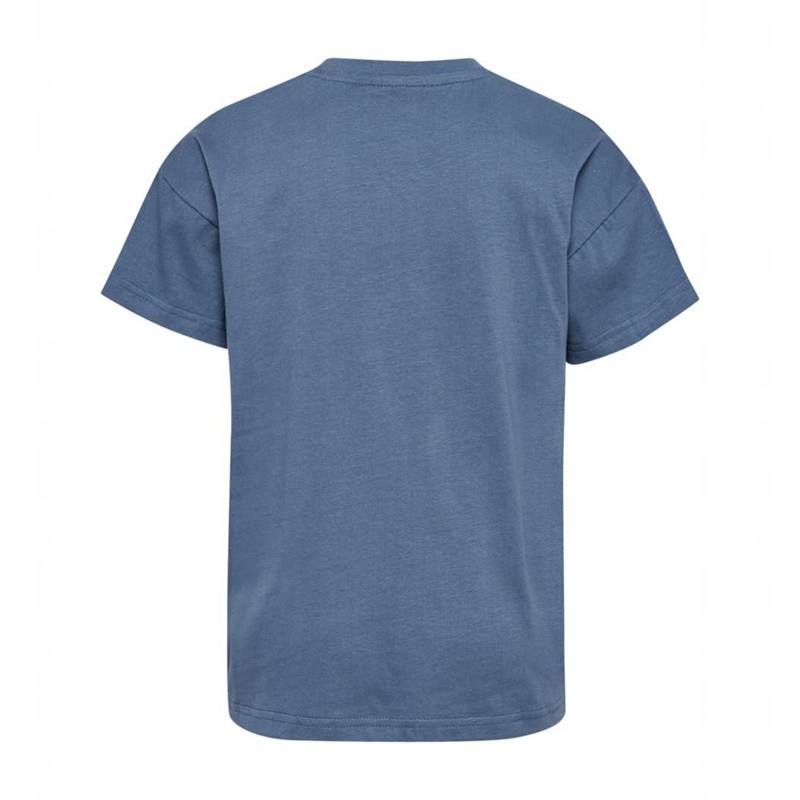 Hummel Libi T-shirts Kinderen Blauw | 529860-202
