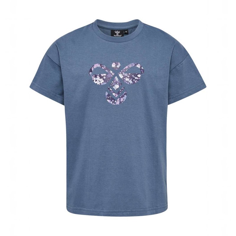 Hummel Libi T-shirts Kinderen Blauw | 529860-202