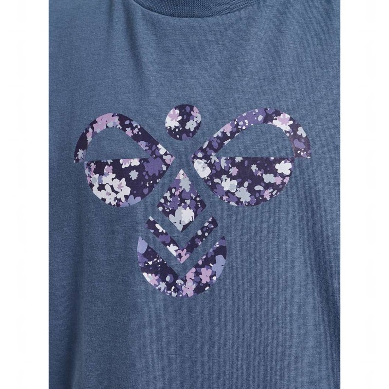 Hummel Libi T-shirts Kinderen Blauw | 529860-202