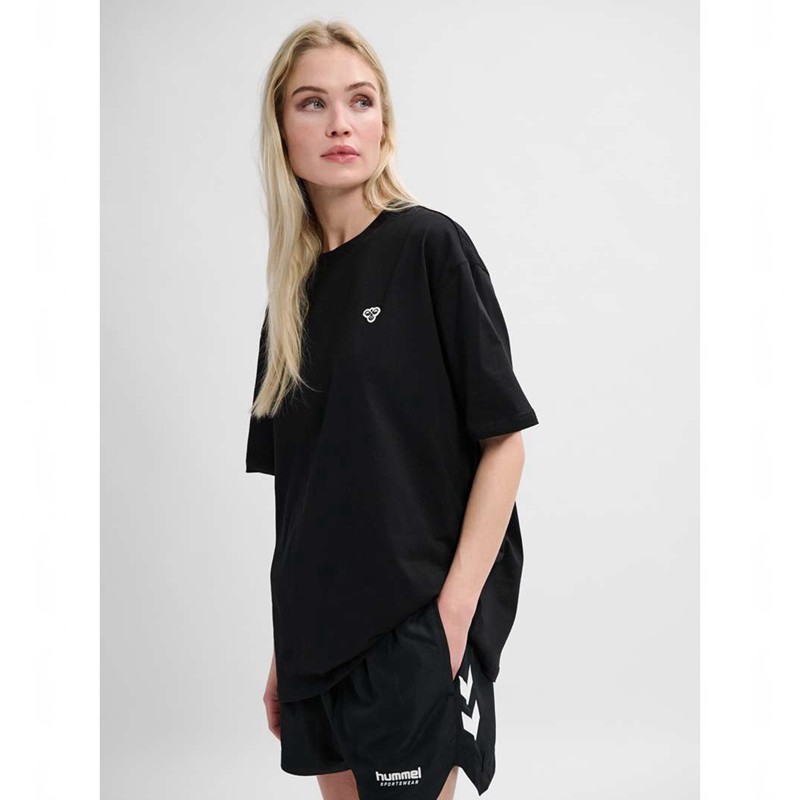 Hummel Loose Bee S/S T-shirts Dames Zwart | 516742-893