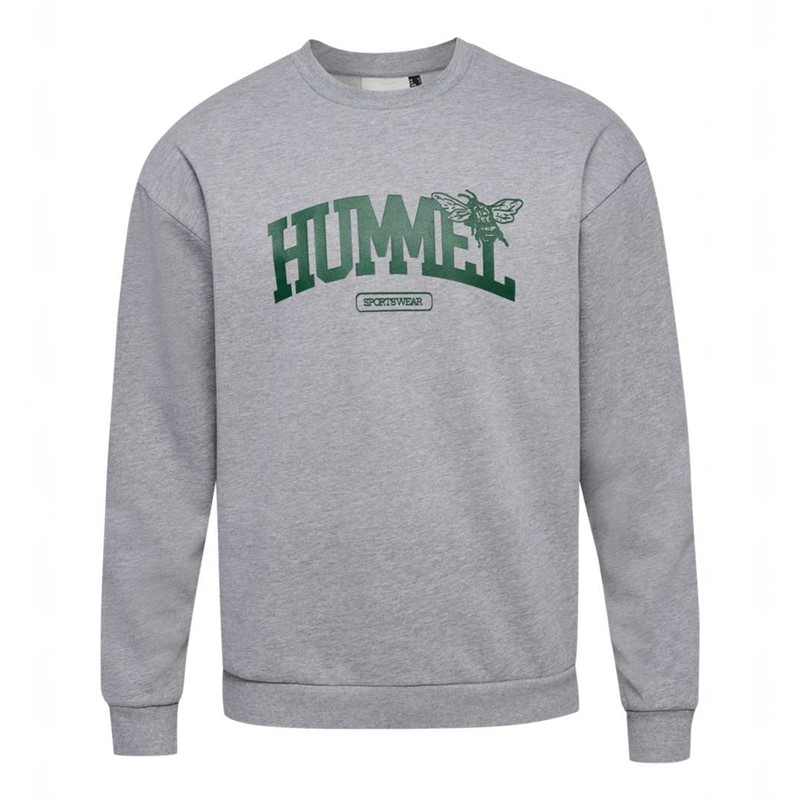 Hummel Loose Crewneck University Bee Sweatshirts Dames Grijs | 215836-584