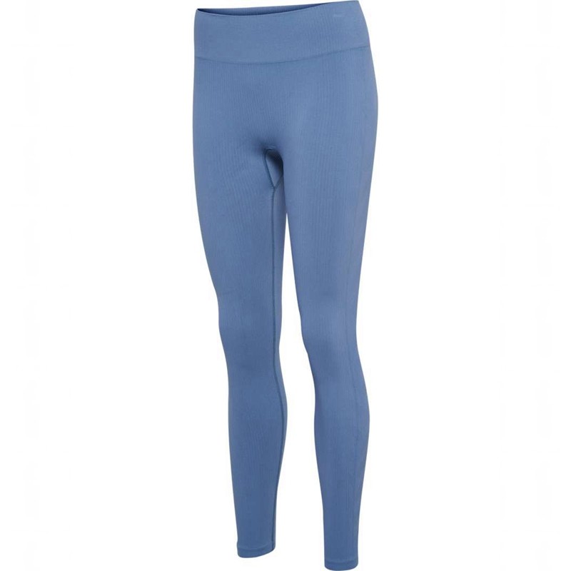 Hummel Mt Adapt Seamless Mw Hardloopbroek Dames Blauw | 512829-501