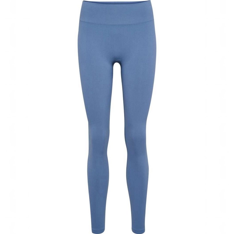 Hummel Mt Adapt Seamless Mw Hardloopbroek Dames Blauw | 512829-501