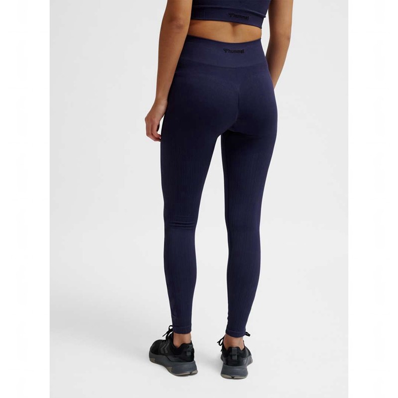 Hummel Mt Define Seaml Scrunch Hardloopbroek Dames Donkerblauw | 324885-187