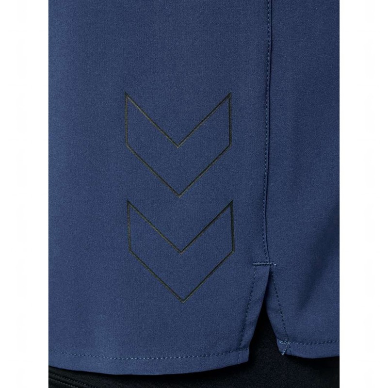 Hummel Mt Fast 2 In 1 Korte Broek Heren Donkerblauw | 885354-086