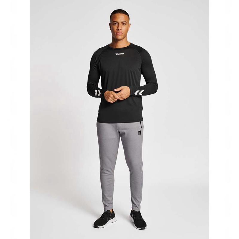 Hummel Mt Interval Tapered Jassen Heren Grijs | 121912-330