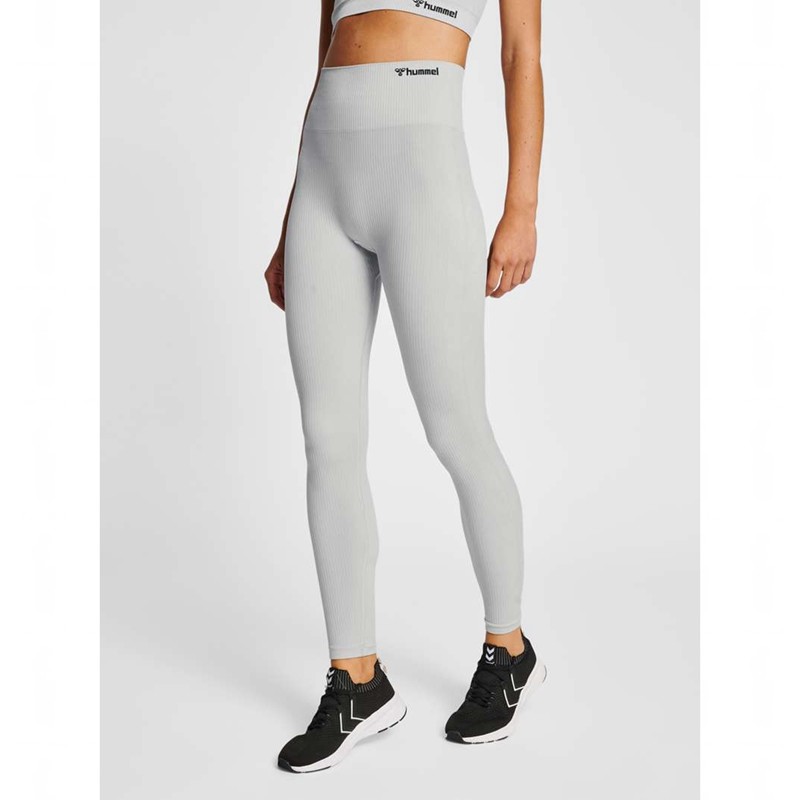 Hummel Mt Rest Seamless Hw Rib Hardloopbroek Dames Grijs | 433972-557