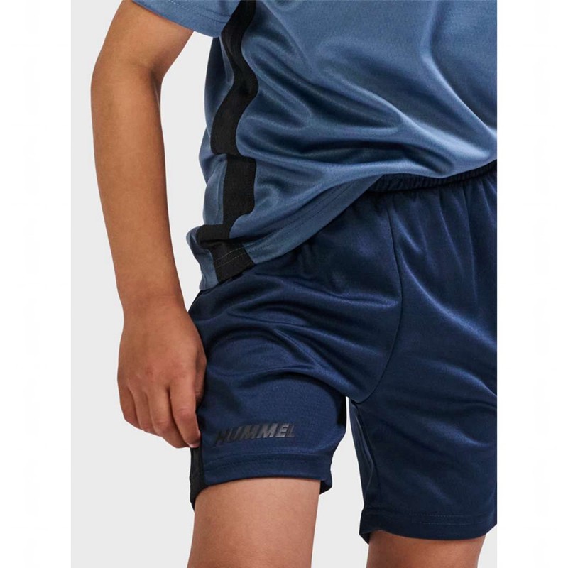 Hummel Multi Pl Korte Broek Kinderen Donkerblauw | 256041-428