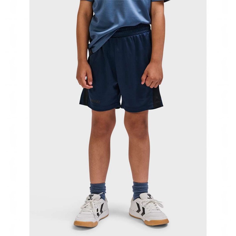 Hummel Multi Pl Korte Broek Kinderen Donkerblauw | 256041-428