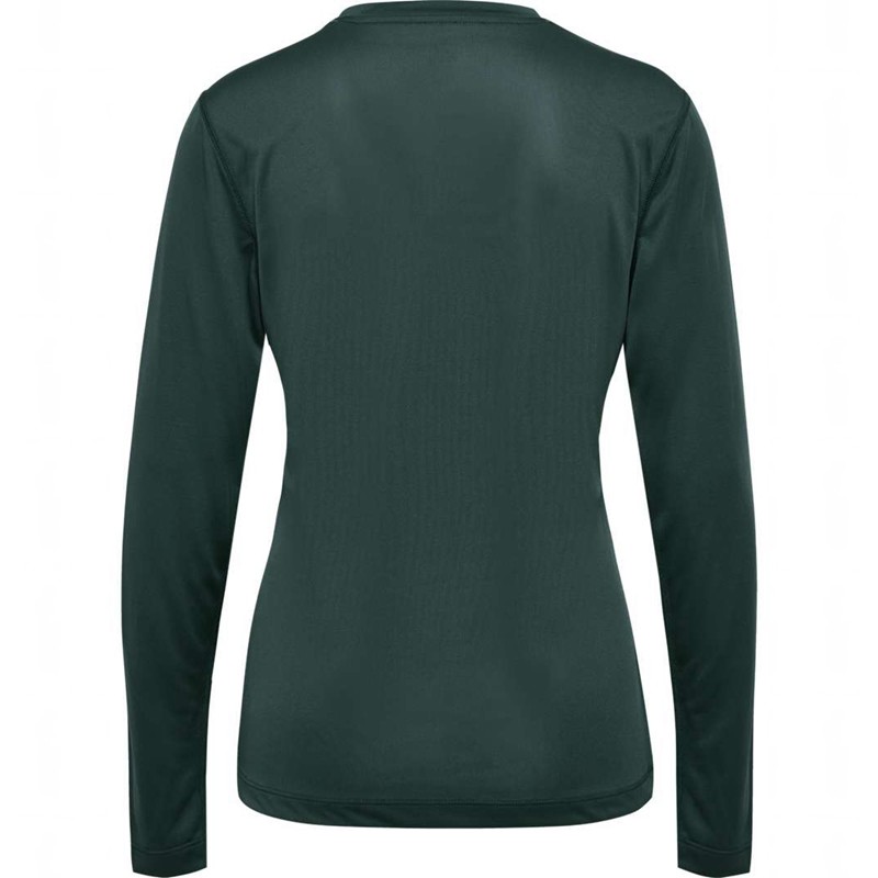 Hummel Nwlbeat L/S W T-shirts Dames Groen | 641622-689
