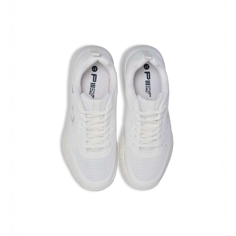 Hummel Piii Power Play Pro Lc Jr Indoorschoenen Dames Wit | 687941-424