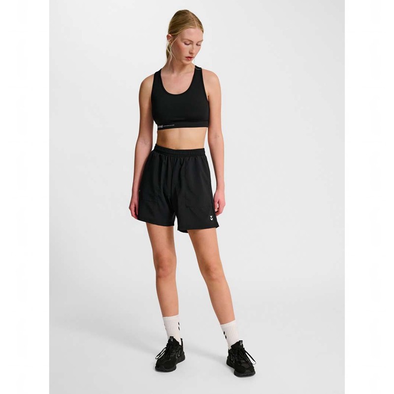 Hummel Pulse Workout Korte Broek Dames Zwart | 410646-978