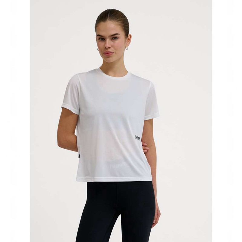 Hummel Pulse Workout W S/S T-shirts Dames Wit | 438114-573