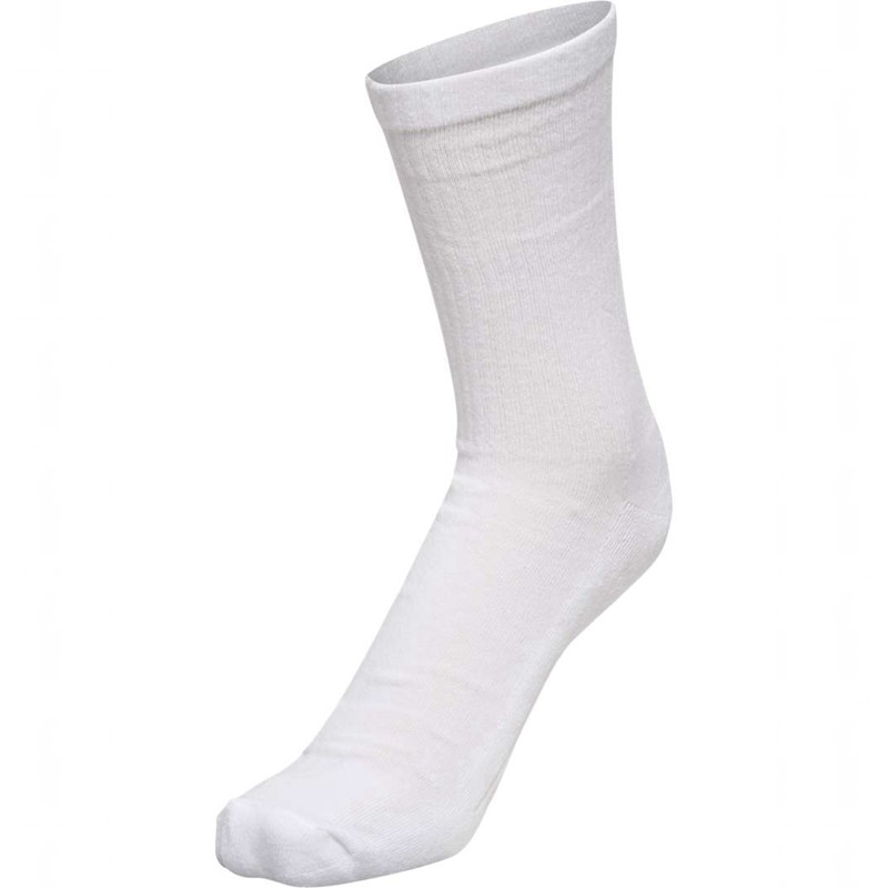 Hummel Roligan 2-packs Sokken Heren Wit | 639781-230